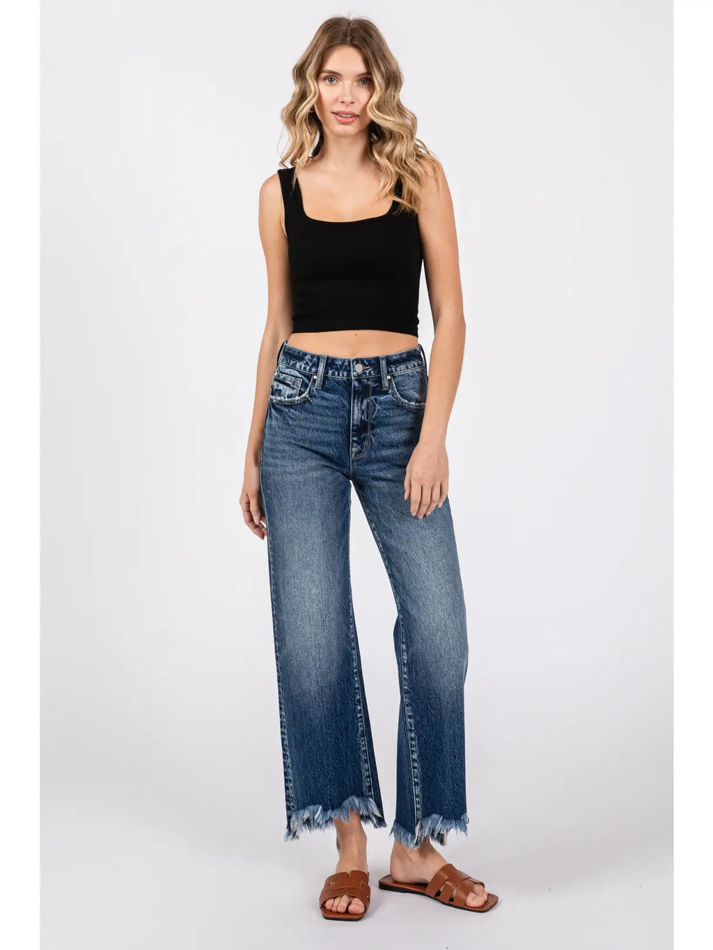 Petra High Rise Comfort Stretch Vintage Wide Leg Jeans