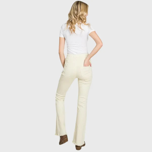 Petra Pull-On Bootcut w/ Frayed Hem